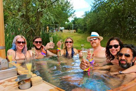 The Secret Garden Party 2014, July Bathing under the Sky